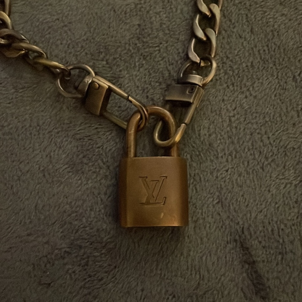 Louis Vuitton locket necklace